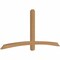 Ekena Millwork Bellingham Timber Gable Bracket, Western Red Cedar, 84"W x 38"H x 3 1/2"D x 3 1/2"F, 11/12 Pitch GBW084X38X0404BEL00SWR - alternate 3
